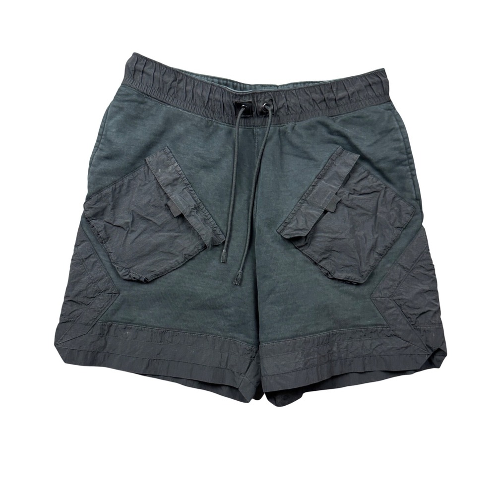 Jordan 23 Engineered Men Medium Faded Black Utility Cargo Shorts Techwear Sports